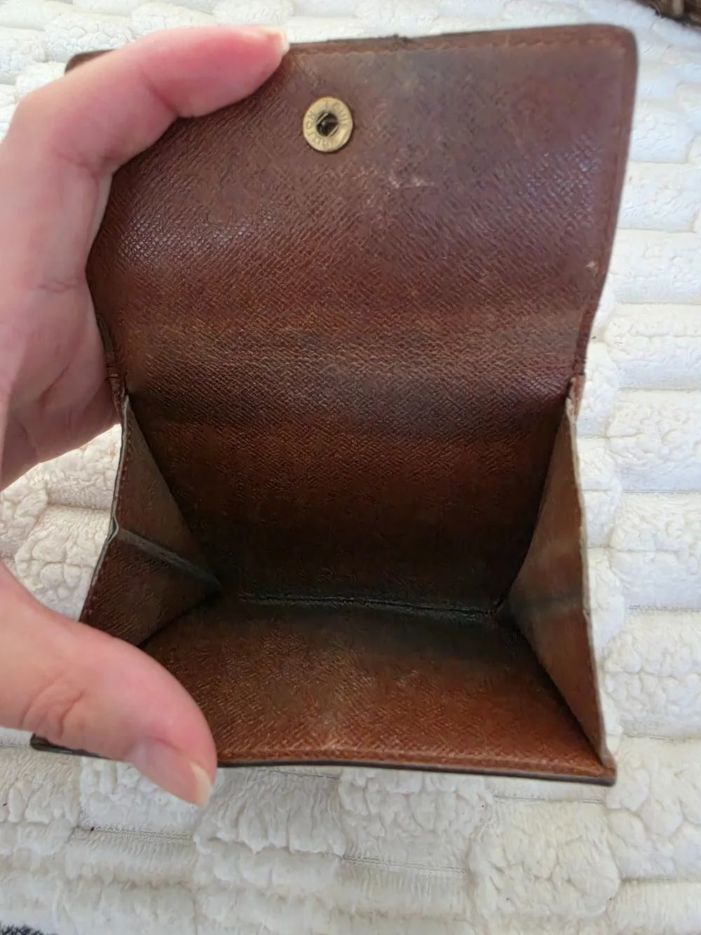 Louis Vuitton compact brown